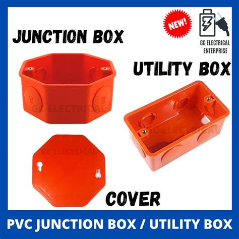 junction box vs utility box|exposed electrical outlet box.